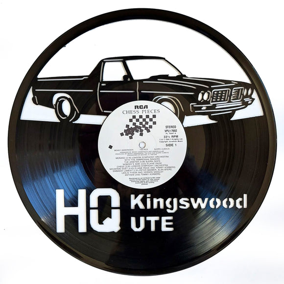 Vinyl Record Art - Holden HQ Kingsman Ute