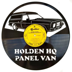 Vinyl Record Art - Holden HQ Panel Van