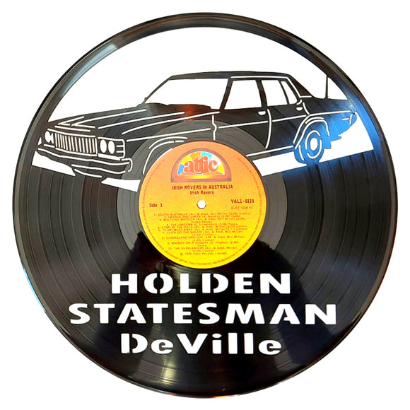 Vinyl Record Art - Holden Statesman De Ville