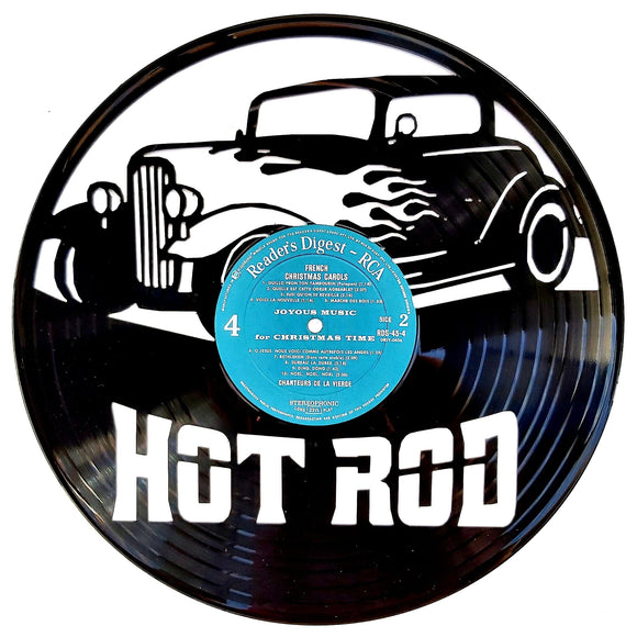 Vinyl Record Art - Hot Rod