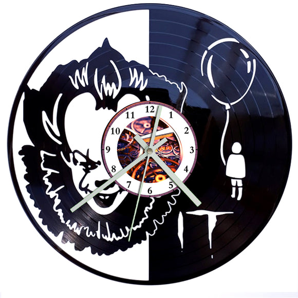 Vinyl Record Clock - IT Pennywise
