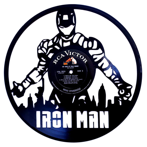 Vinyl Record Art - Iron Man