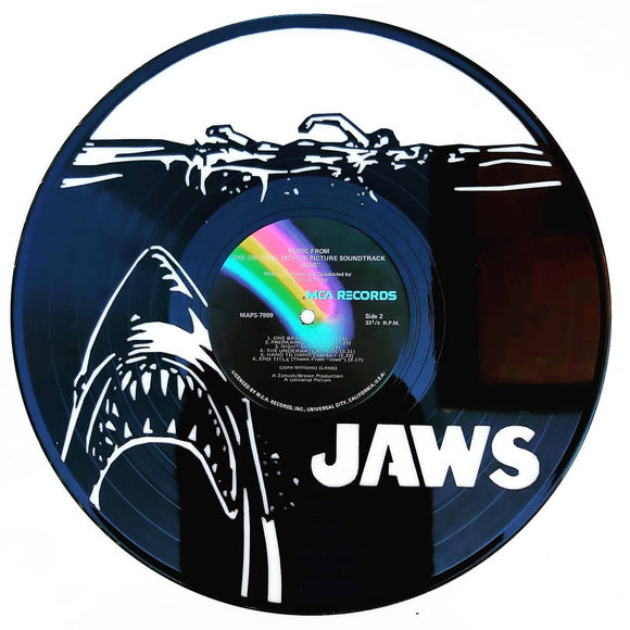 Vinyl Record Art - Jaws