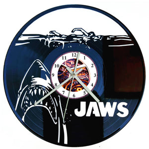 Vinyl Record Clock - Jaws