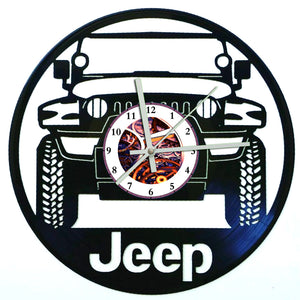 Vinyl Record Clock - Jeep