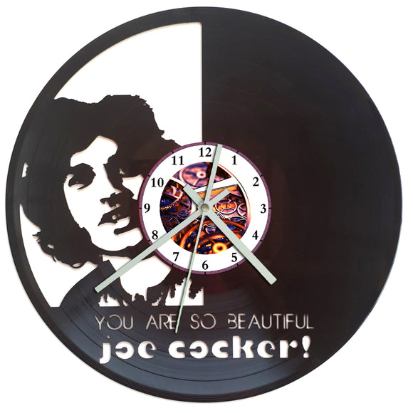 Vinyl Record Clock - Joe Cocker