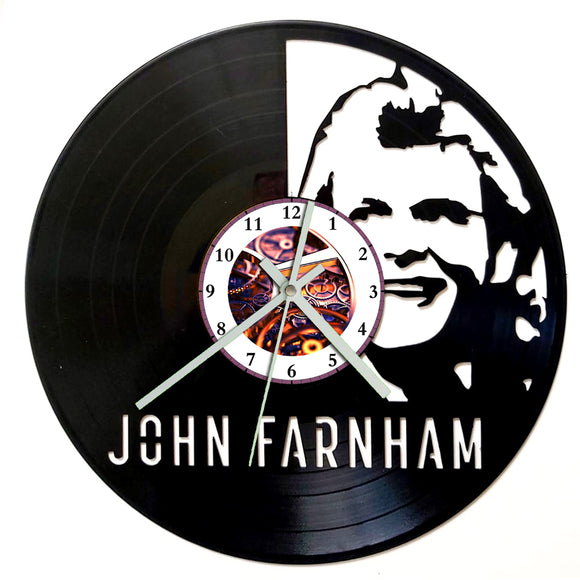 Vinyl Record Clock - John Farnham