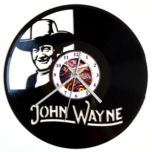 Vinyl Record Clock - John Wayne