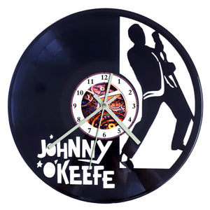 Vinyl Record Clock - Johnny O'Keefe