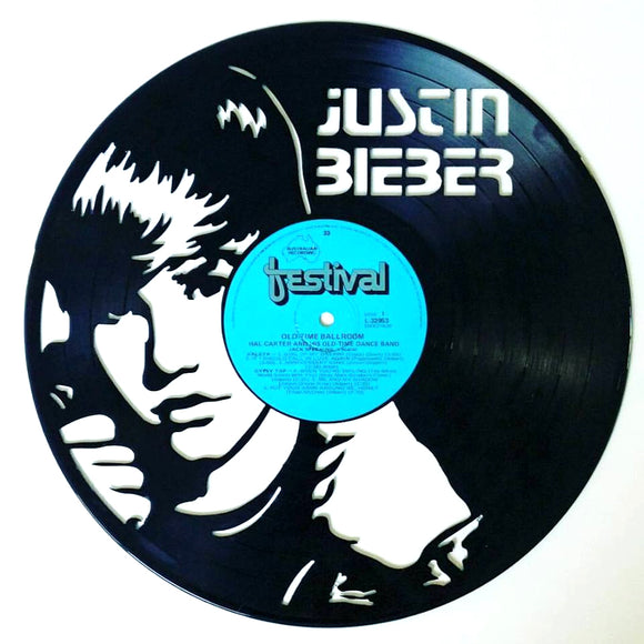 Vinyl Record Art - Justin Bieber