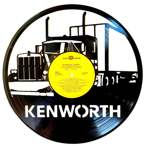 Vinyl Record Art - Kenworth Truck