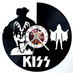 Vinyl Record Clock - Kiss