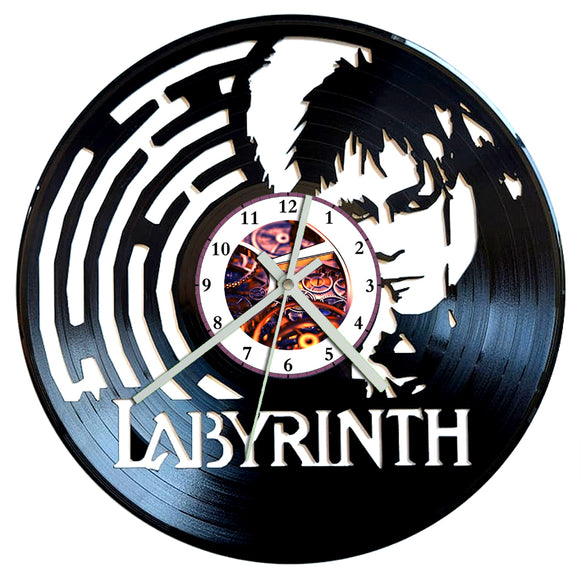 Vinyl Record Clock - Labyrinth