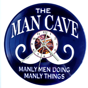 Vinyl Record Clock - Man Cave