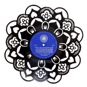Vinyl Record Art - Mandala Flower