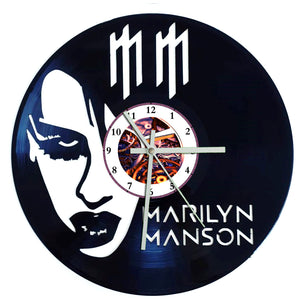 Vinyl Record Clock - Marilyn Manson
