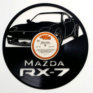 Vinyl Record Art - Mazda RX7
