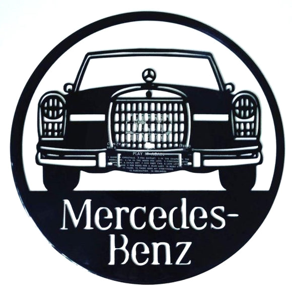 Vinyl Record Art - Mercedes Benz