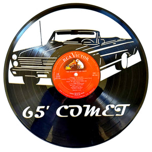Vinyl Record Art - Mercury Comet