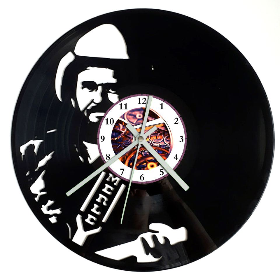 Vinyl Record Clock - Merle Haggard – BROKEN RECORD
