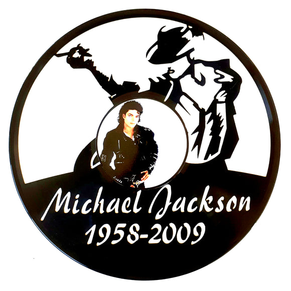 Vinyl Record Art with sticker - Michael Jackson