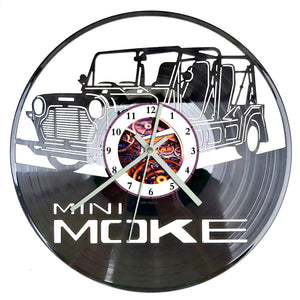 Vinyl Record Clock - Mini Moke