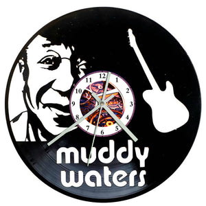 Vinyl Record Clock - Muddy Waters