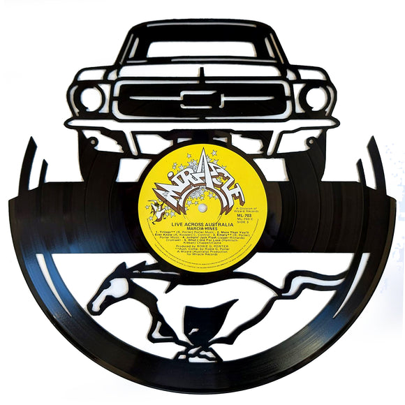 Vinyl Record Art - Mustang (front view)