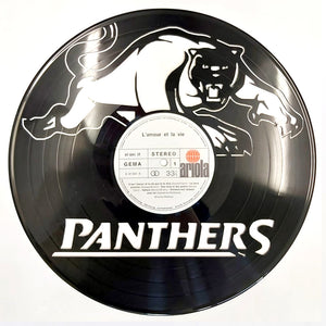 Vinyl Record Art - NRL Panthers