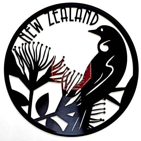 Vinyl Record Art - NZ Pohutukawa