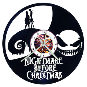 Vinyl Record Clock - Nightmare Before Christmas