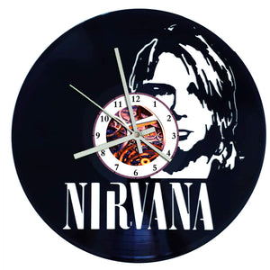 Vinyl Record Clock - Nirvana