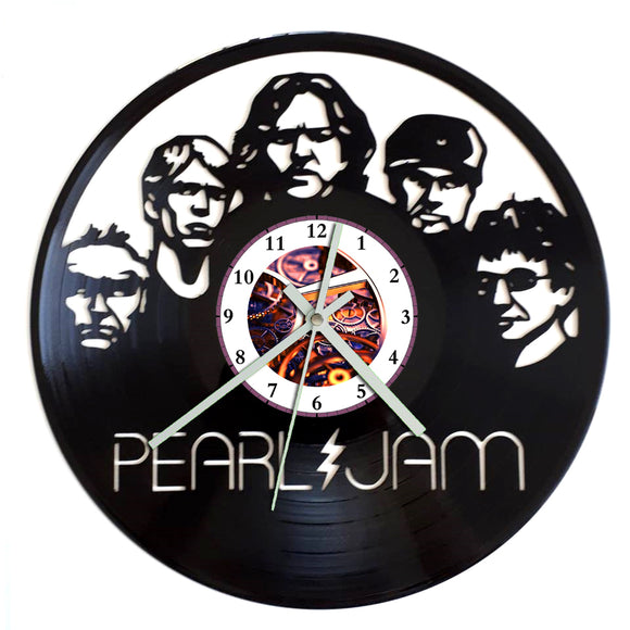 Vinyl Record Clock - Pearl Jam