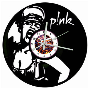 Vinyl Record Clock - Pink