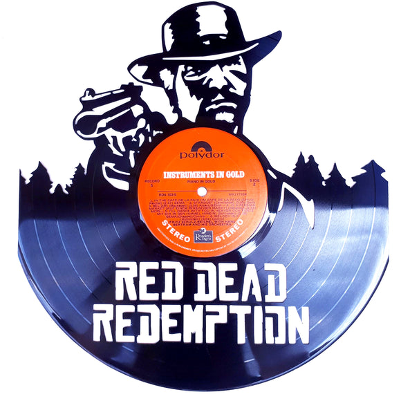 Vinyl Record Art - Red Dead Redemption