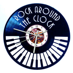 Vinyl Record Clock - Rock Around the