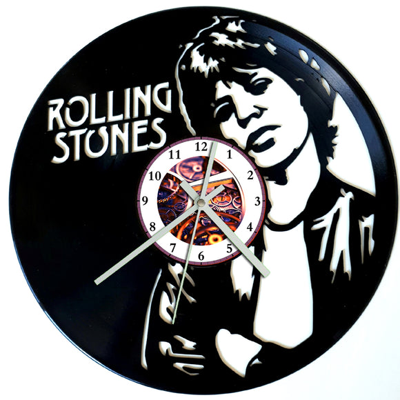 Vinyl Record Clock - Rolling Stones (Mick Jagger)