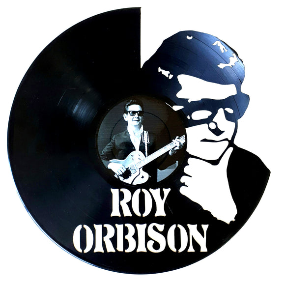 Vinyl Record Art with sticker - Roy Orbison