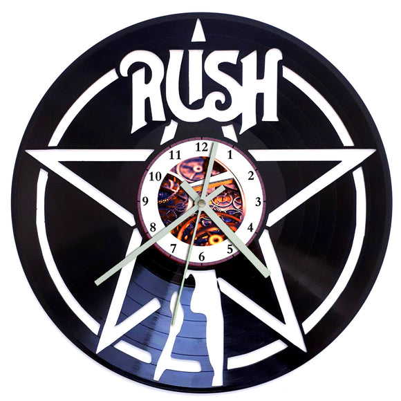 Vinyl Record Clock - Rush
