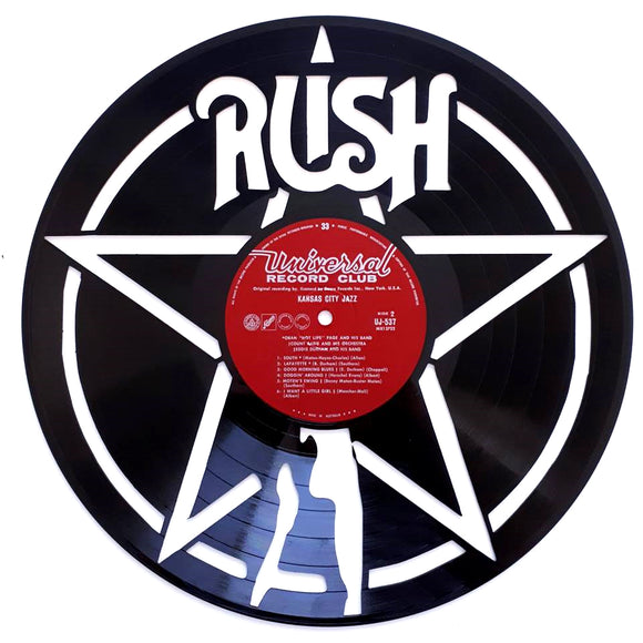 Vinyl Record Art - Rush