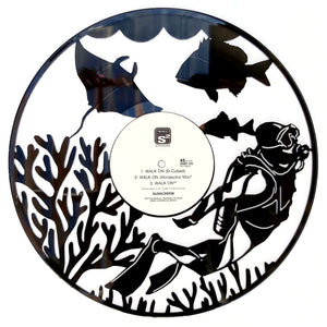 Vinyl Record Art - Scuba Diving