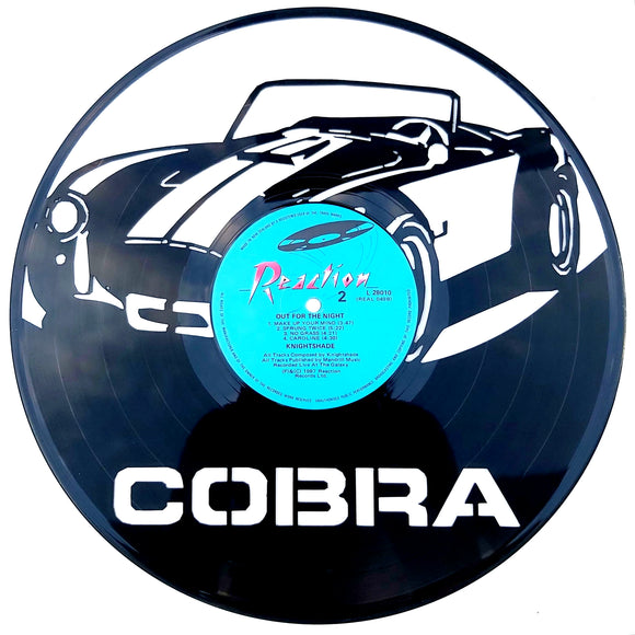 Vinyl Record Art - Shelby Cobra