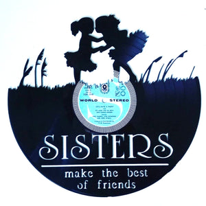 Vinyl Record Art - Sisters