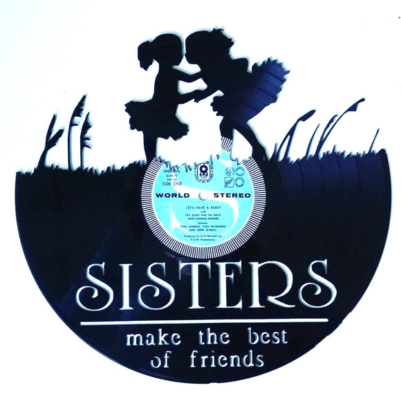 Vinyl Record Art - Sisters