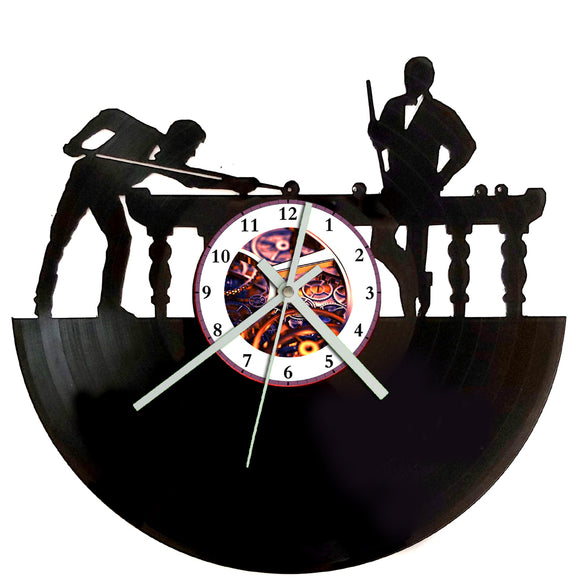 Vinyl Record Clock - Snooker