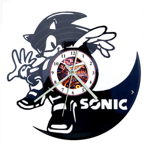 Vinyl Record Clock - Sonic The Hedgehog