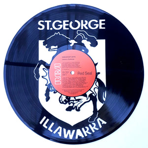 Vinyl Record Art - NRL St George Illawarra