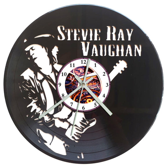 Vinyl Record Clock - Stevie Ray Vaughan