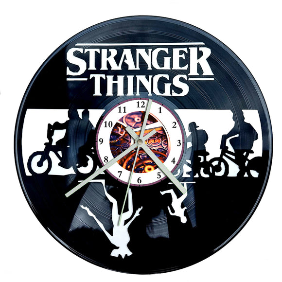 Vinyl Record Clock - Stranger Things