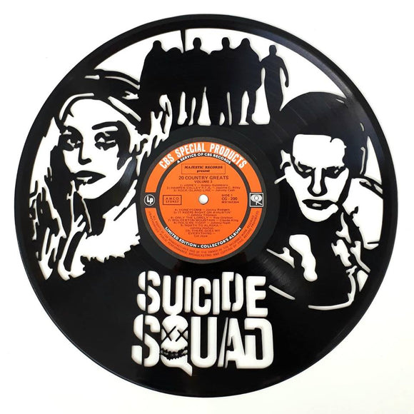 Vinyl Record Art - Suicide Squad